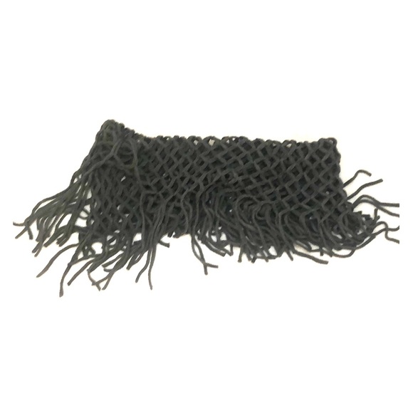 Other - Charcoal gray chenille scarf